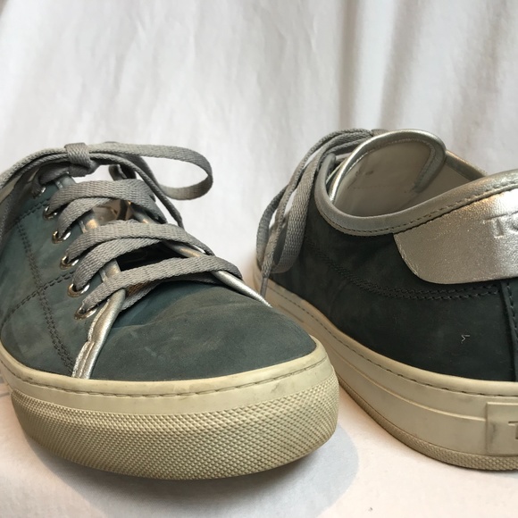 SOLD - Tods Blue & Silver Lace-Up Casual Shoes - Picture 7 of 8